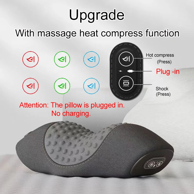 Electric Massager Cervical Pillow